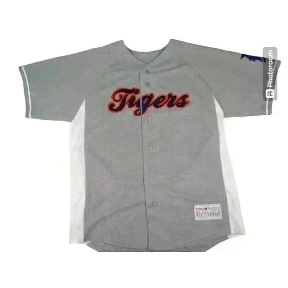 Detroit Tigers Prince Fielder MLB Genuine Merchandise Jersey Gray Button medium - Picture 1 of 13